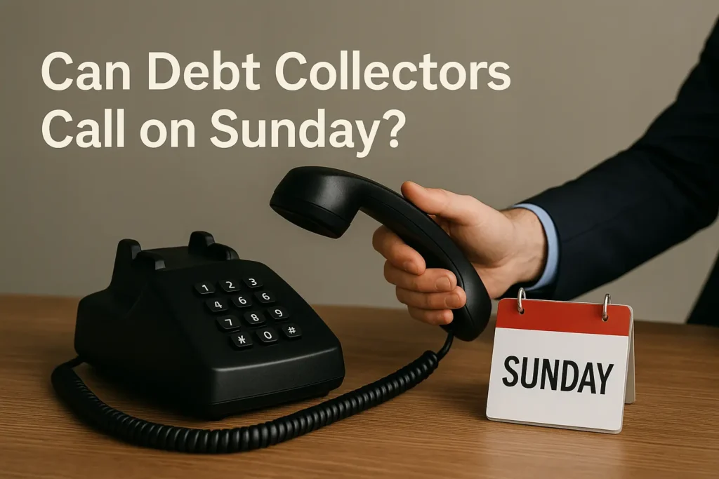 can debt collectors call on Sunday 1 Your rights under the FDCPA How to stop debt collector harassment Can debt collectors call at work Steps to take if a debt collector violates your rights urmoneymatter urmoneymatter.com your money matter